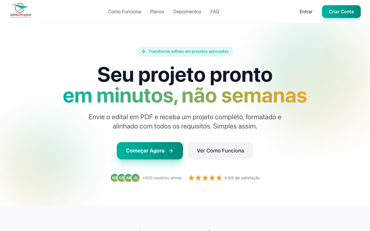 Preview Edital2Projeto